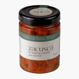 Zacuscă de legume și ghebe, ușor picantă, 300g
