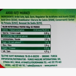 Ardei iuți murați, 600g