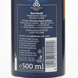 Bere blondă doză 500ml