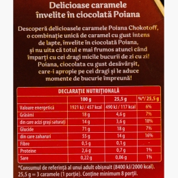 Caramele învelite în ciocolată Chokotoff Original 221g