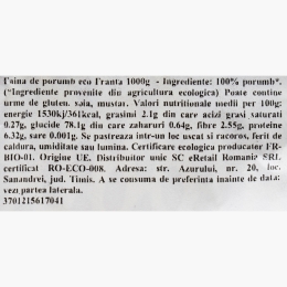 Făină eco de porumb 1kg