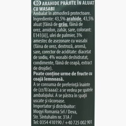 Arahide în crustă crocantă Crasssh!, aromă wasabi 60g