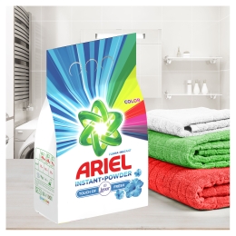 Detergent de rufe pudră Touch of Lenor Color 20 spălări, 2kg