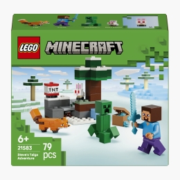 Aventura din Taiga a lui Steve, 21583 Minecraft, 79 piese, +6 ani