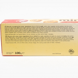 Mini biscuiți cu umplutură de cacao 100g