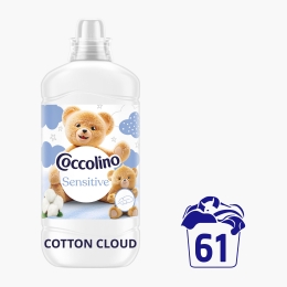 Balsam de rufe Sensitive Cotton Cloud, 61 spălări, 1.403l