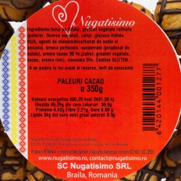 Paleuri cu cremă de cacao 350g