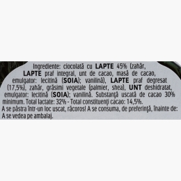 Figurină din ciocolată în formă de Moș Crăcium 110g