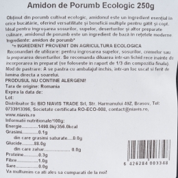 Amidon de porumb ecologic 250g