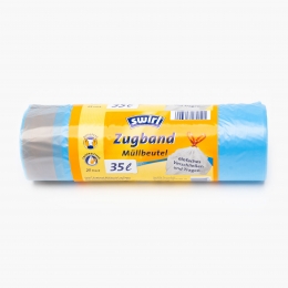 Saci pentru gunoi cu șnur 35l 25 buc