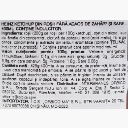 Ketchup Zero 400ml