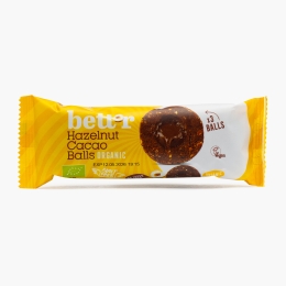 Biluțe eco de fructe cu umplutură de alune și cacao 45g