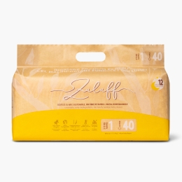 Scutece din bambus mărimea 1, 1-4kg, 40 buc