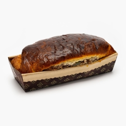 Cozonăcel de casă cu nucă, rahat și stafide, 450g