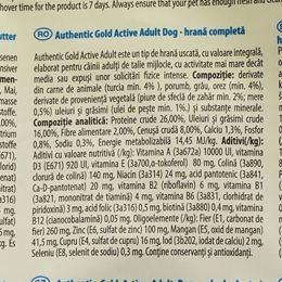 Hrană câini, 2kg, Active Adult