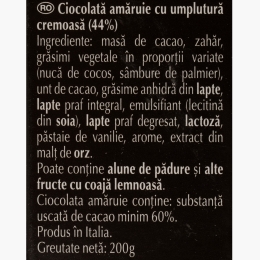 Bomboane de ciocolată neagră 60% Lindor 200g