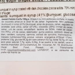 Drajeuri portocale confiate Corfu Sweet Pebble 150g