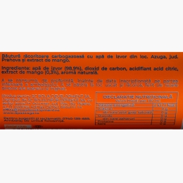Apă carbogazoasă Sparks, cu extract natural de mango 0.33l