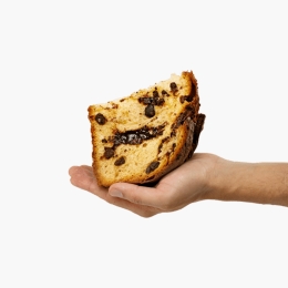 Panettone cu fulgi și cremă de ciocolată 600g