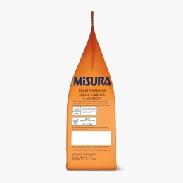 Biscuiți integrali cu dovleac, morcov și portocale 260g