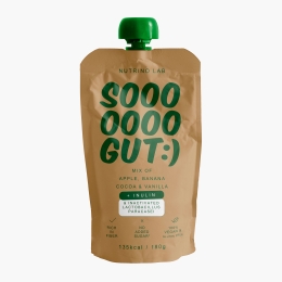 Piure cu măr, banană, cacao și vanilie 180g