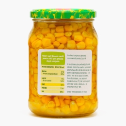 Porumb dulce boabe 580g