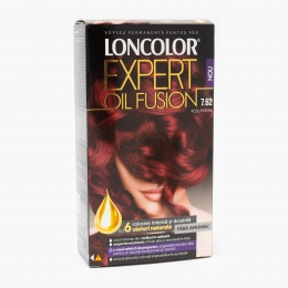 Vopsea permanentă pentru păr Expert Oil Fusion 7.62 Roșu intens 100ml