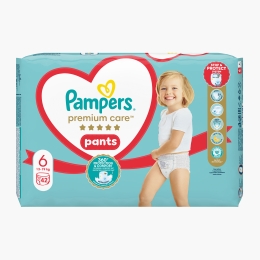 Scutece chiloțel Premium Care Pants Mega Box mărimea 6, 15+ kg, 42 buc