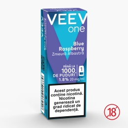Capsulă pentru țigară electronică Blue Raspberry 1.8%, 20mg/ml nicotină, 1000 puffs
