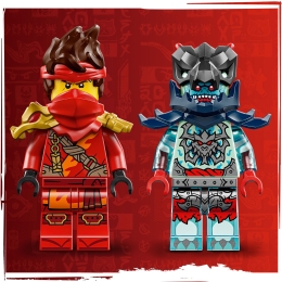  Cursa de viteză cu motocicleta lui Kai, 71838 Ninjago™, 79 piese, +6 ani
