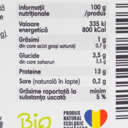 Brânză eco de vacă 175g
