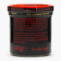 Mousse de gâscă cu ardei copt 140g