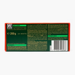 Praline de ciocolată neagră cu mentă și căpșuni 200g