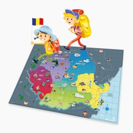 Joc educativ Cunosc România, +6 ani