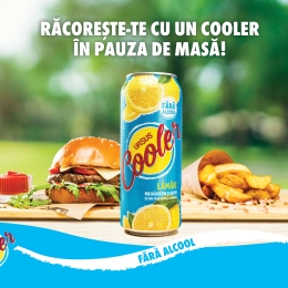 Bere blondă fără alcool aromă de lămâie doză 6x05l (5+1)