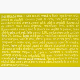 Ruladă cu cremă de fistic Royal 350g