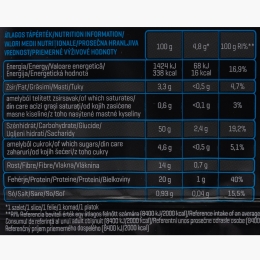 Tartine proteice crocante, fără gluten 100g