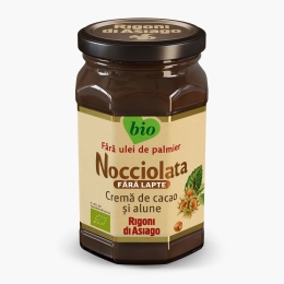 Cremă eco de cacao și alune Nocciolata, fără lapte 250g