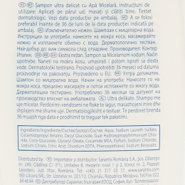 Șampon cu apă micelară Ultra Delicate 750ml