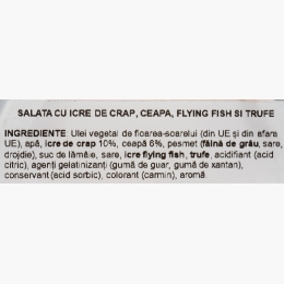 Salată cu icre de crap și trufe 100g