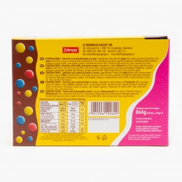 Biscuiți cremă lapte și cacao Zurli 864g (24x36g)