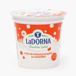 Perle de brânză cu smântână 5.5% grăsime 300g