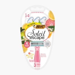 Aparat de ras pentru femei Soleil Escape Citrus, 4 lame, 3 buc