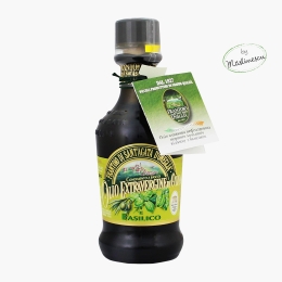 Măslinescu - Ulei de măsline extravirgin aromatizat cu busuioc 100ml