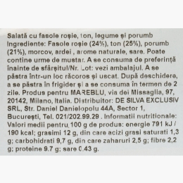 Salată mexicană cu ton, 160g
