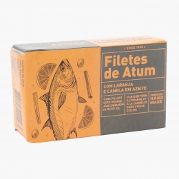 Ton file în ulei de măsline, portocală, scorțișoară 120g