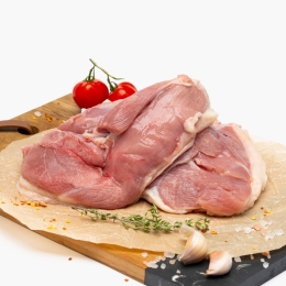 Pulpă de curcan superioară dezosată, cu piele, 800g