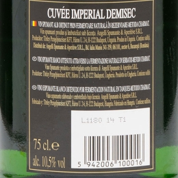 Pachet vin spumant demisec Cuvee Imperial 750ml + 2 pahare