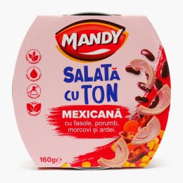 Salată mexicană cu legume și ton 160g