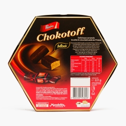 Caramele învelite în ciocolată amăruie Chokotoff 221g